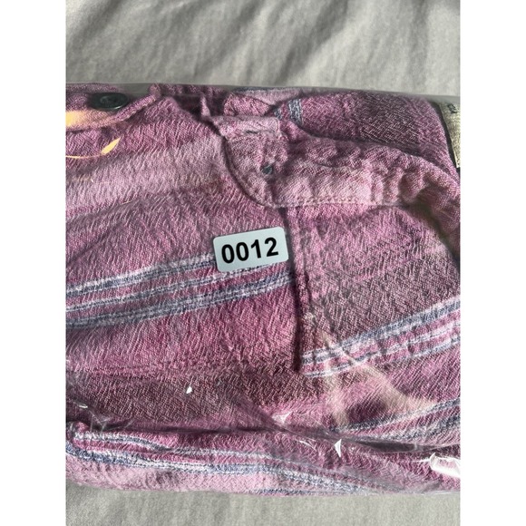 Ruff Hewn 100% Cotton Multicolor Purple Women's Button Up Granola Size‎ L - Picture 9 of 9